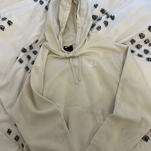 Tan Nike Hoodie. Size small.